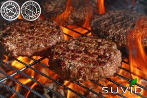 Carne de hamburguesa precocinada (2 unidades)