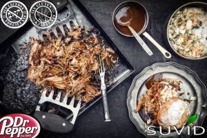 Cerdo BBQ con Dr Pepper desmenuzado (454 GR)